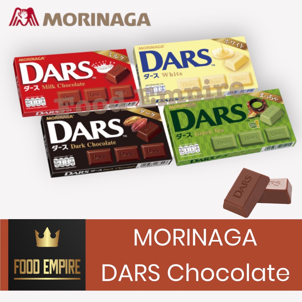 

MORINAGA DARS Cokelat 42gr | Milk Chocolate - Dark - White - Green Tea