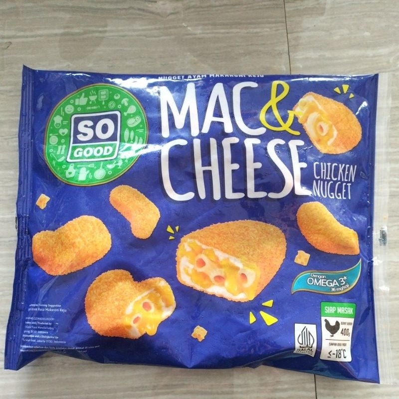 

SO GOOD Naget Ayam Makaroni Keju 400g
