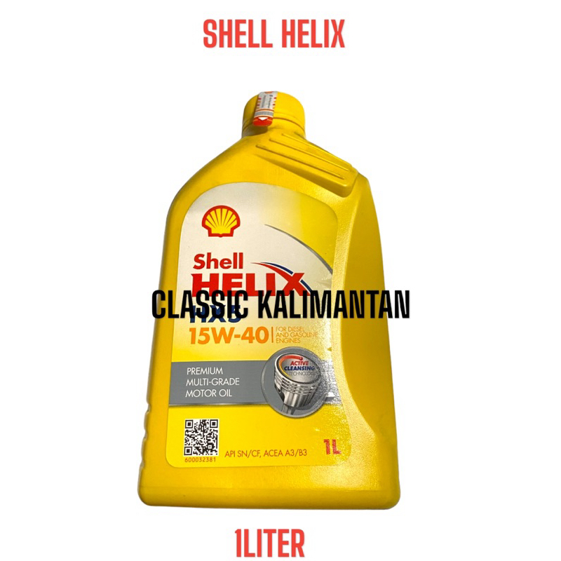 SHELL HELIX HX5 15W40 1 LITER OLI SHELL HELIX HX5 1000 ML OLI SHELL