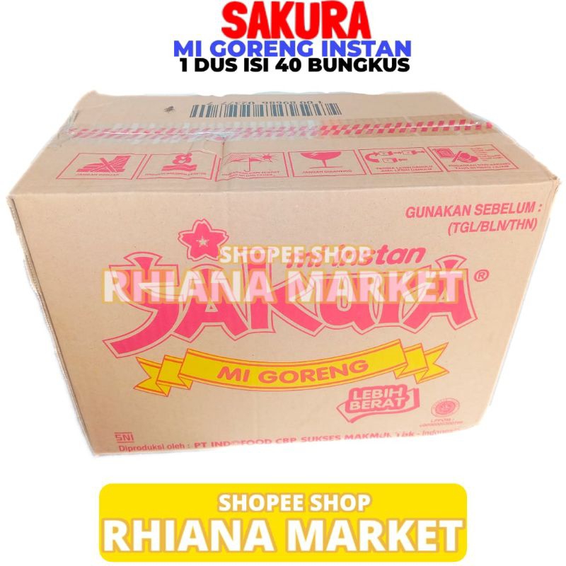 

Mie Goreng Sakura Mie Goreng Instan 1 Dus Isi 40bks