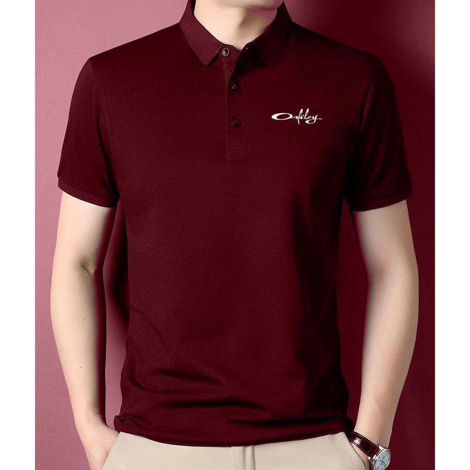 KAOS POLO SHIRT BIG SIZE logo BORDIR (OAKLEY) OVERSIZE 2XL 3XL 4XL 5XL KAOS KERAH JUMBO BIG SIZE POL