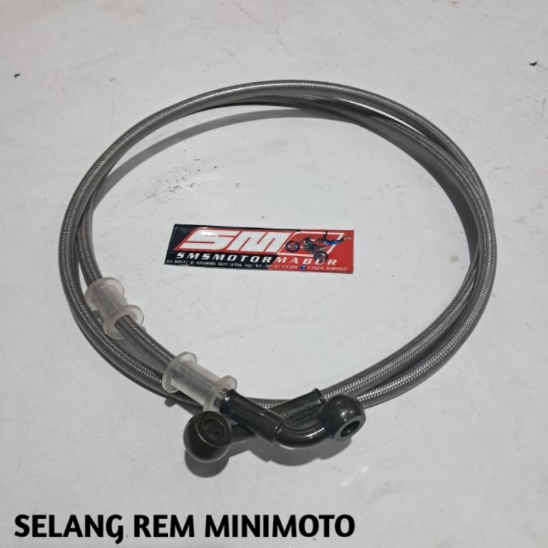 Selang Rem MiniMoto Panjang 125cm Baut 8mm