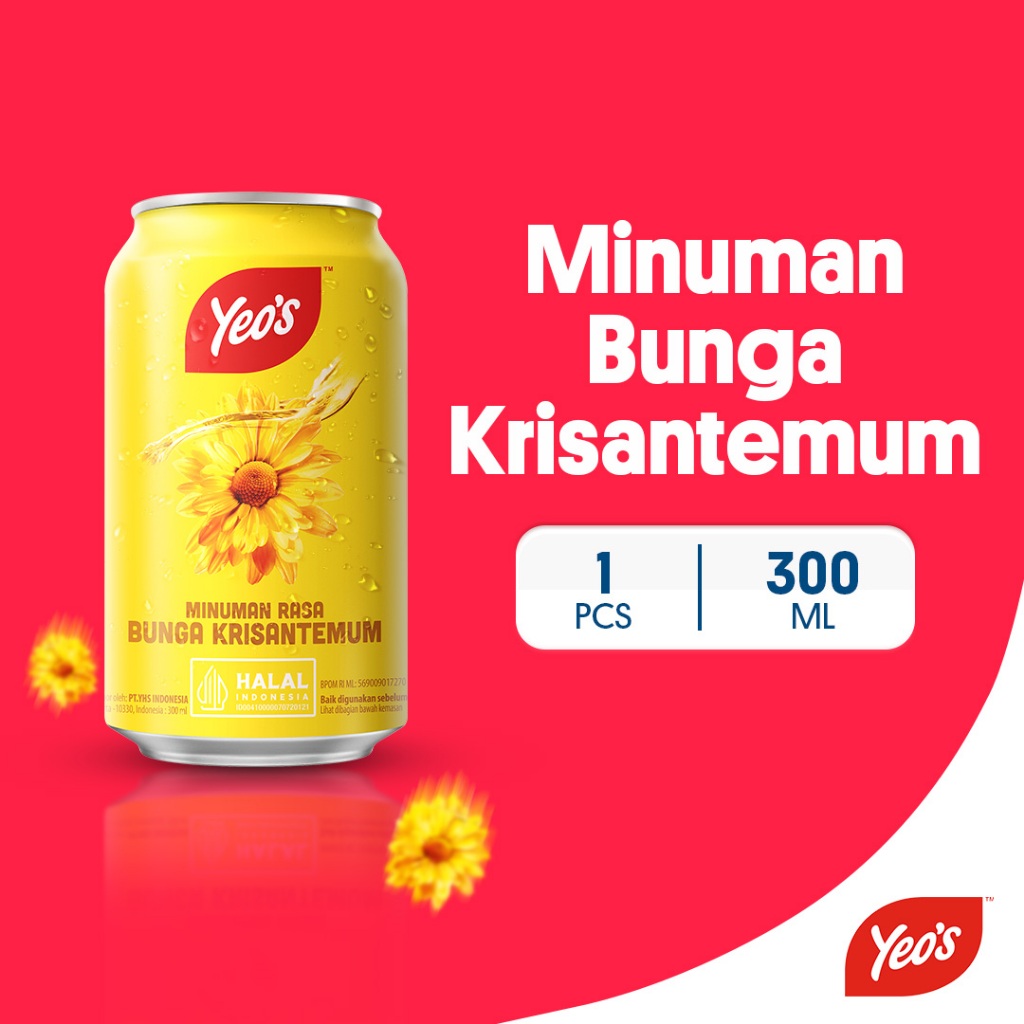 

Yeos Minuman Kaleng Teh Krisantemum 300ml