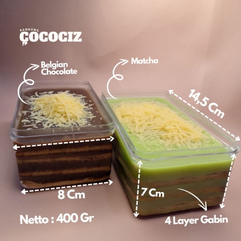 

Bandung Cocociz - Cocoheese & Matchacheese Dessert box
