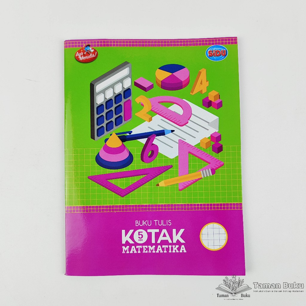 

Buku Tulis Sidu Matematika Kotak Kecil 38 Lembar Satuan Sinar Dunia