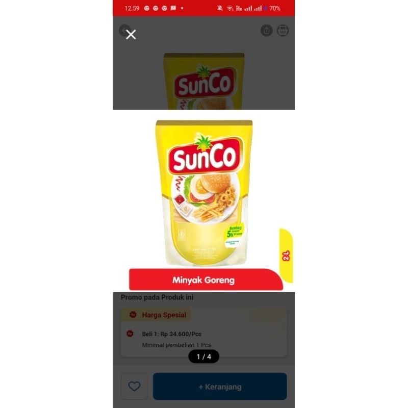 

minyak goreng murah meriah