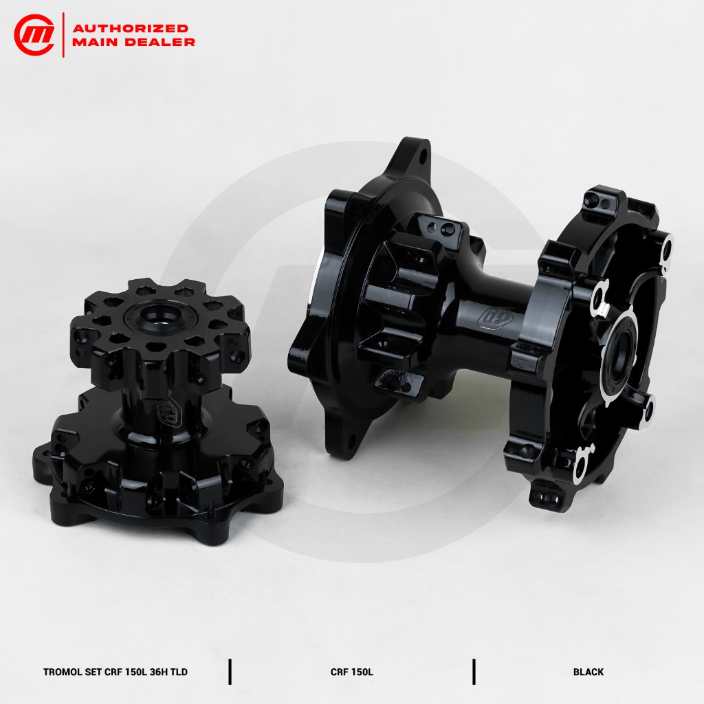 Tromol Set Depan Belakang CRF 150L 36H 02  Double Bearing Tld