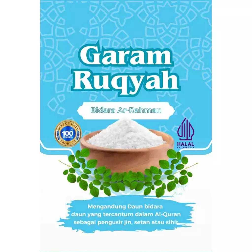 

500gr Garam Ruqyah Bidara ARROHMAN 100% ORIGINAL Penangkal Penglaris Pada Tempat Usaha