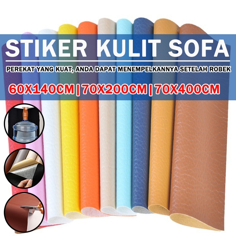 [upgrade]stiker sofa kulit kursi sofa rekat stiker kulit sofa perekat meteran stiker jok kursi kulit