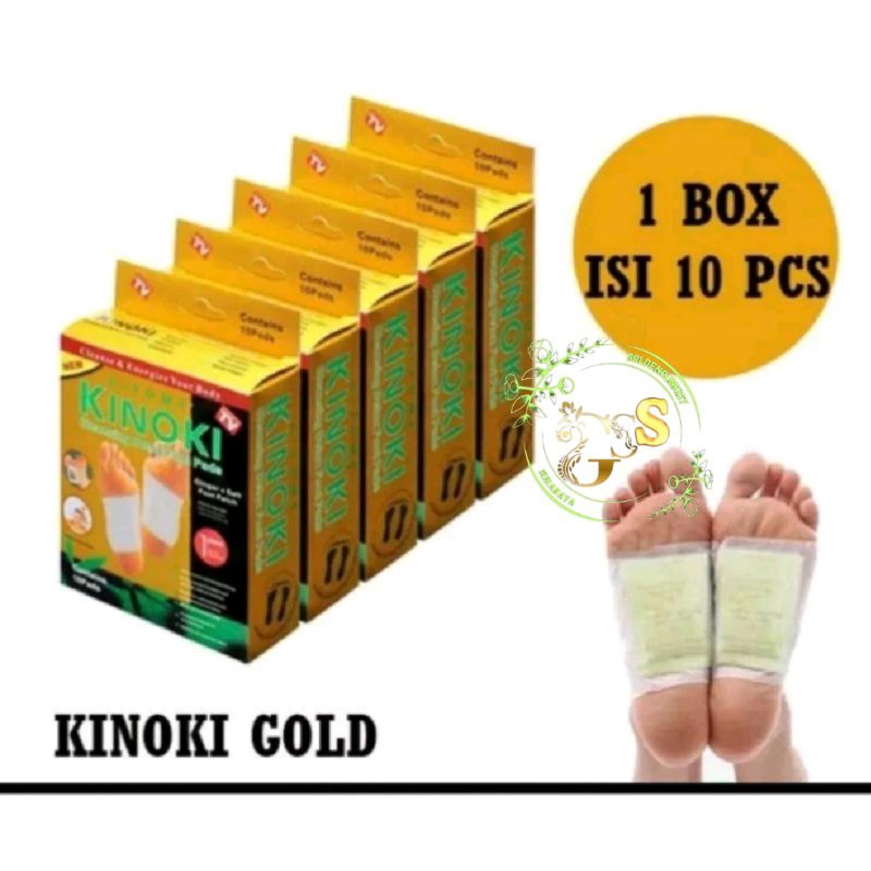 (PAKET HEMAT HARGA MURAH) KINOKI GOLD DETOX KOYO KAKI ASLI HERBAL