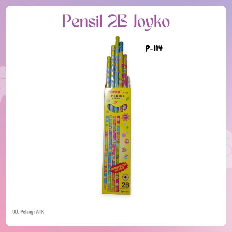 

♥️ pelangiatk ♥️ Pensil 2B | pensil Joyko | Pensil Joyko P-114