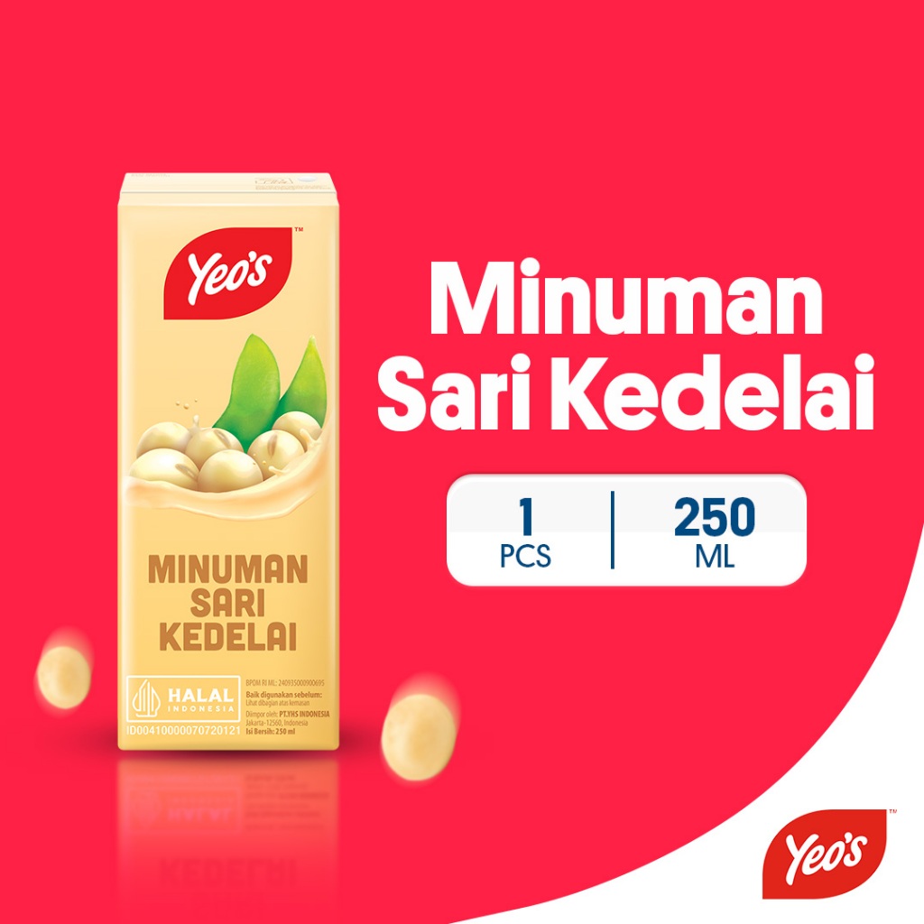 

Yeos Minuman Kaleng Sari Kedelai Soya Bean 250ml