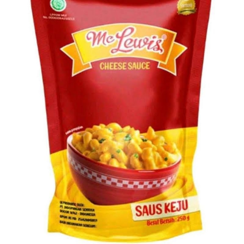 

Mc Lewis Cheese Sauce 250gr Mc Lewis saus keju