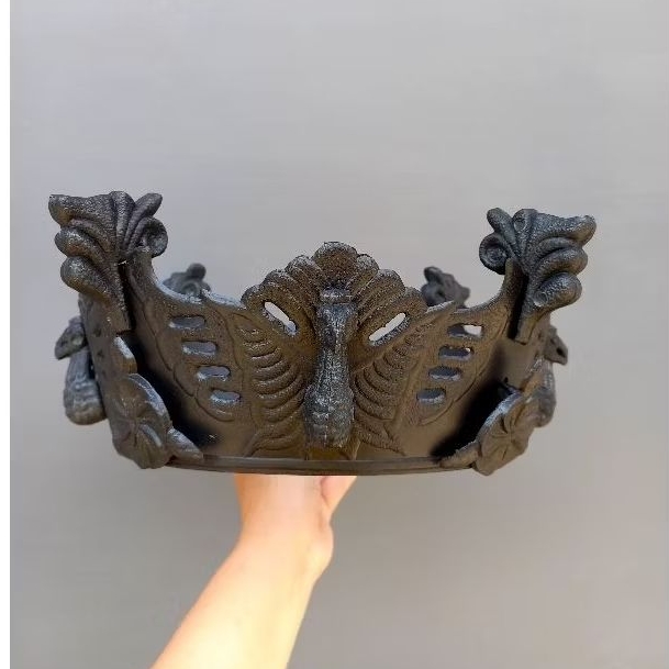 MAHKOTA DAN KAKI SANGKAR BURUNG PERKUTUT MODEL GARUDA / 1 SET