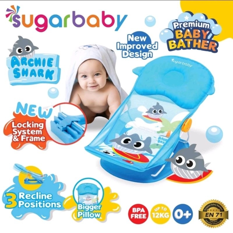 Bouncer Sugarbaby Baby Bather Primium | Kursi Mandi Bayi
