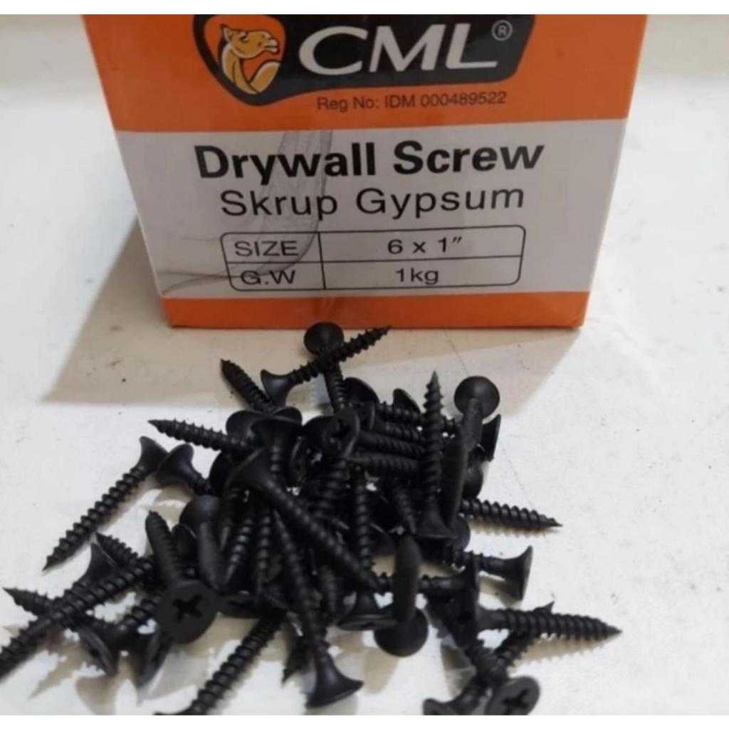 Skrup Gypsum CAMEL 6 X 1" inch / Sekrup Gipsum / Skrup Gypsum 2,5 cm