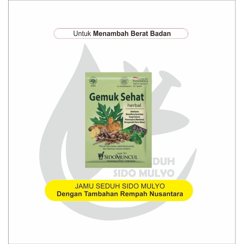 

Jamu Racikan Penambah Berat Badan