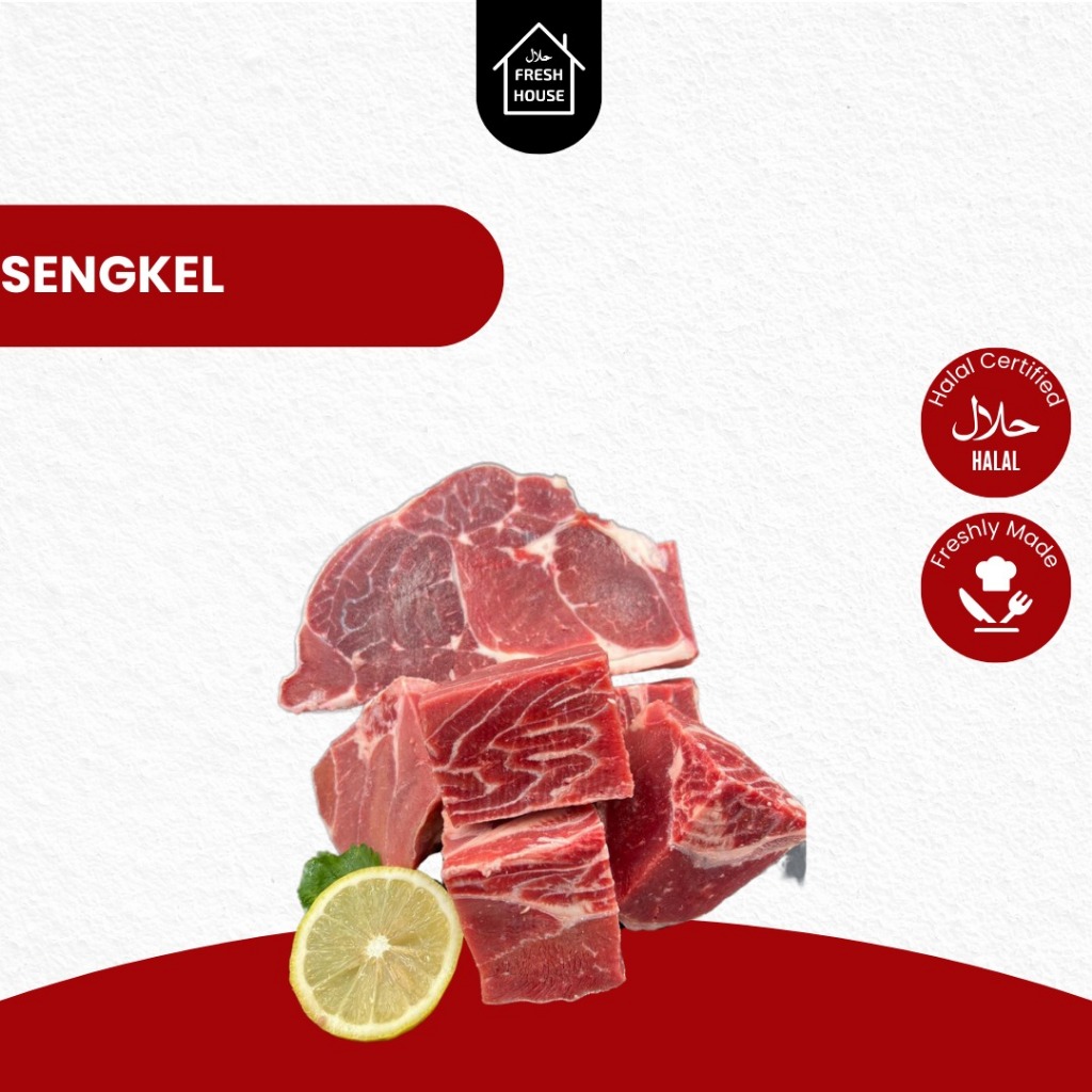 

DAGING SAPI SEGAR SENGKEL BEEF FOOD FROZEN 500 GR