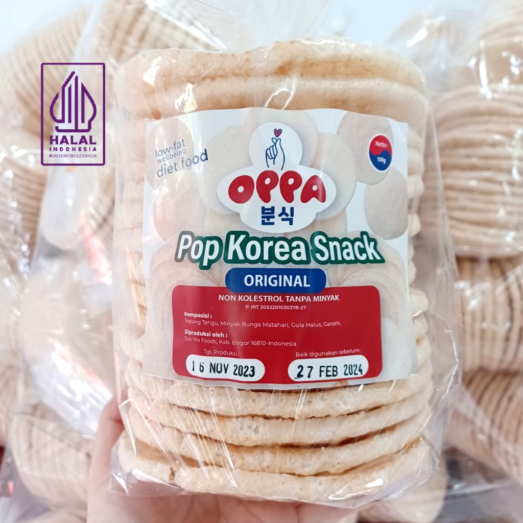 

Oppa Pop Korea Snack Pong Tigi/Kerupuk Khas Korea Halal