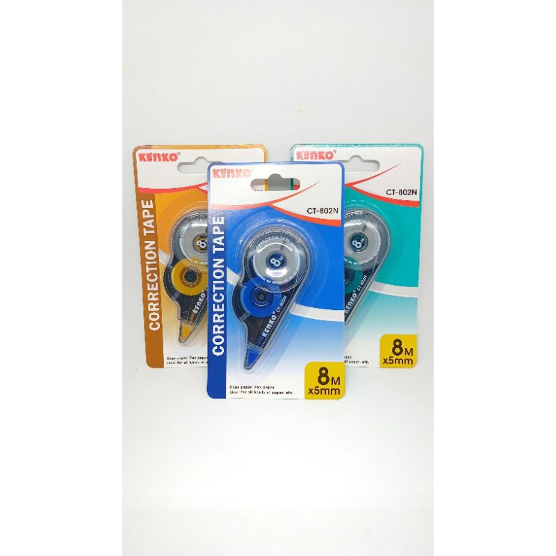 

Kenko Correction Tape/Tipex Kertas CT-802N 8m x 5mm