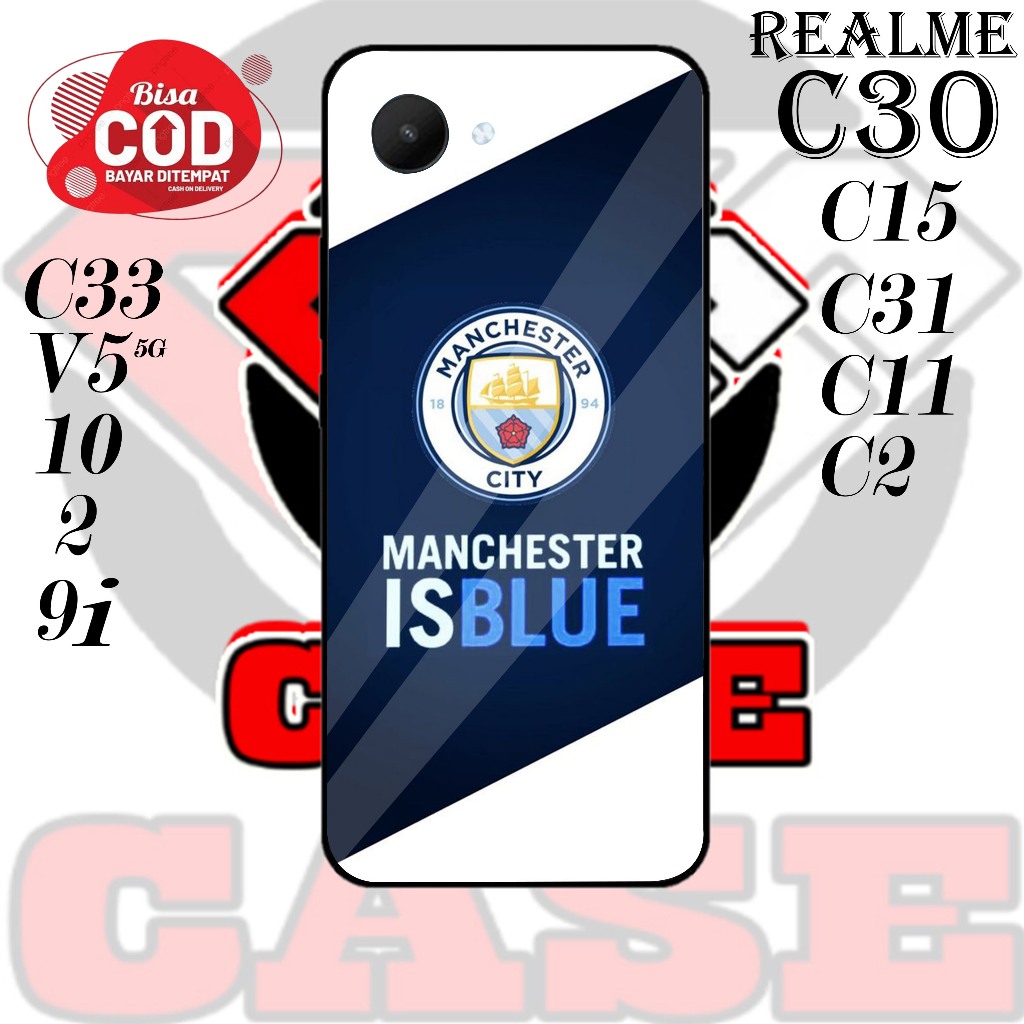DKC MOTIF MAN CITY HARDCASE  REALME C30 /  C31 / C33 / C15 / C11 / C2 / REALME 2 / REALME 10 / V5 (5