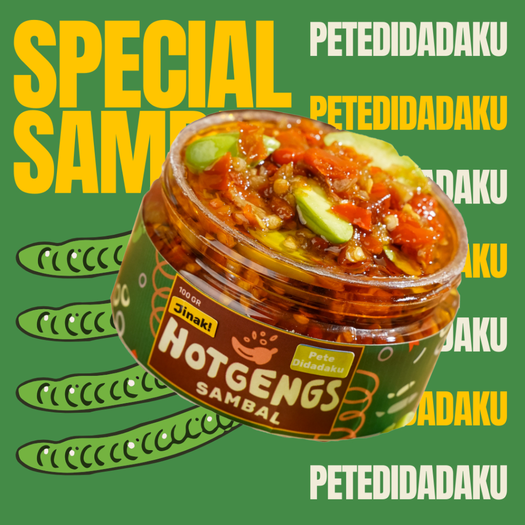 

Sambal Hotgengs - Sambal Bawang PETE DIDADAKU 125 Gram. Sambel Pedas Siap Saji