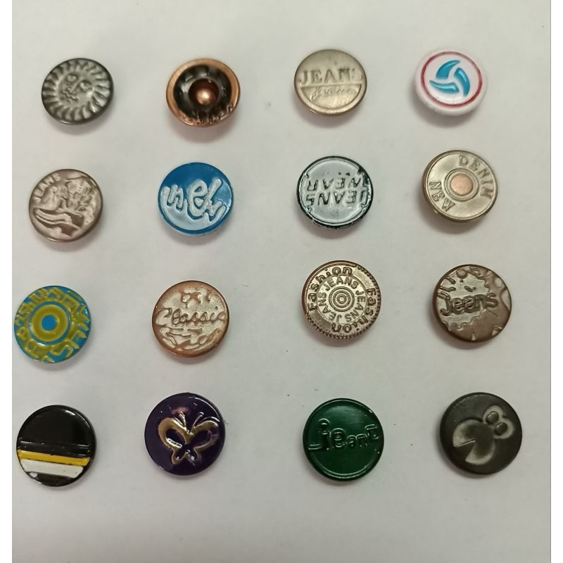 Rivet Celana Jeans 5000 Pcs /12,5mm / RIVET CELANA JEANS MOTIF/ rivet celana jeans / kancing celana 