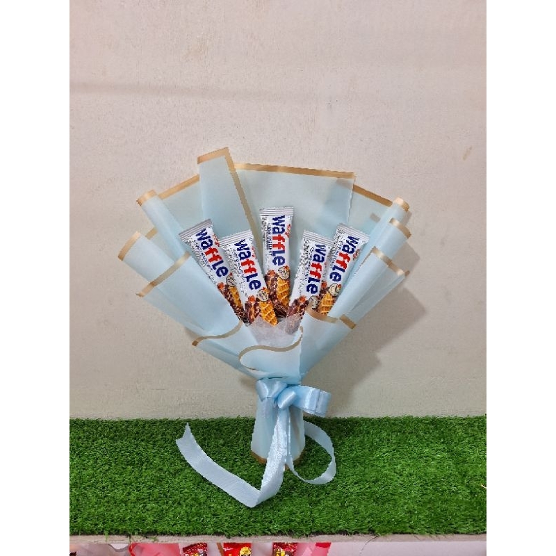 

buket snack waffle