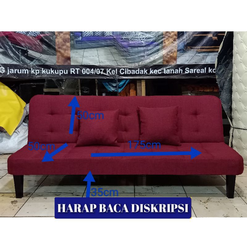 SOFA BED KLASIK TANPA PUF