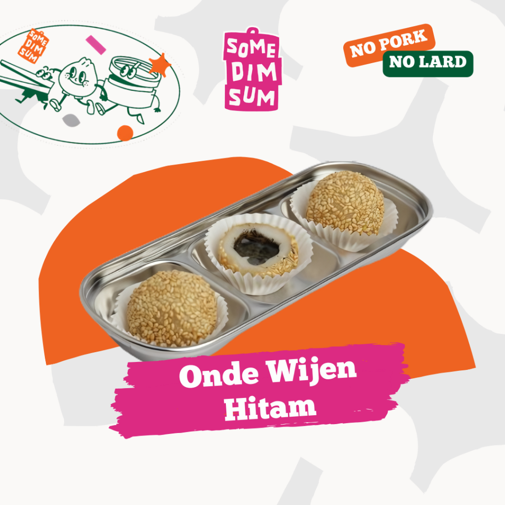 

Onde Kacang Wijen Hitam Dimsum Frozen | Halal