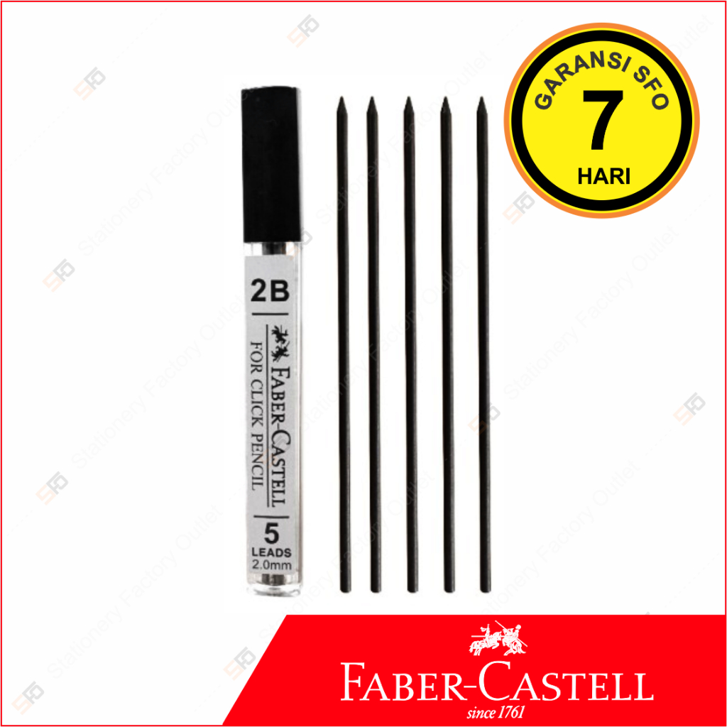 

Isi Pensil Mekanik Faber Castell 2.0 mm - 2B