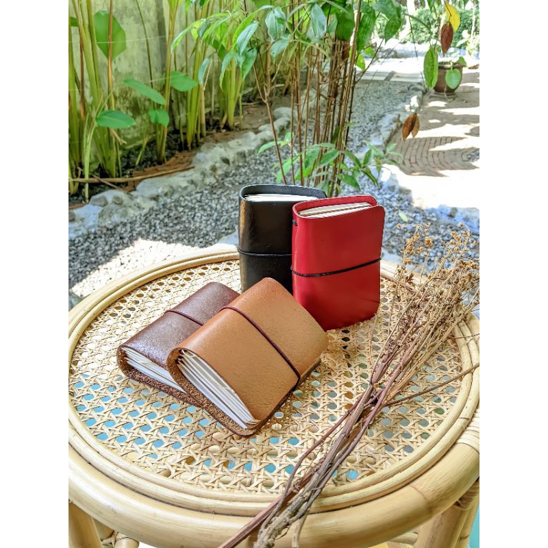 

Jurnal A7 Basic Kenandy Buku Cover Kulit Travel Note