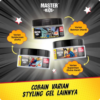 MASTER KIDS Hair Styling Gel Superhero Gel Rambut Anak 75 gr
