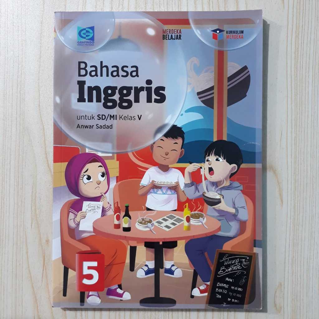 BAHASA INGGRIS KELAS 5 SD GRAFINDO KURIKULUM MERDEKA | BAHASA INGGRIS KELAS 5 GRAFINDO