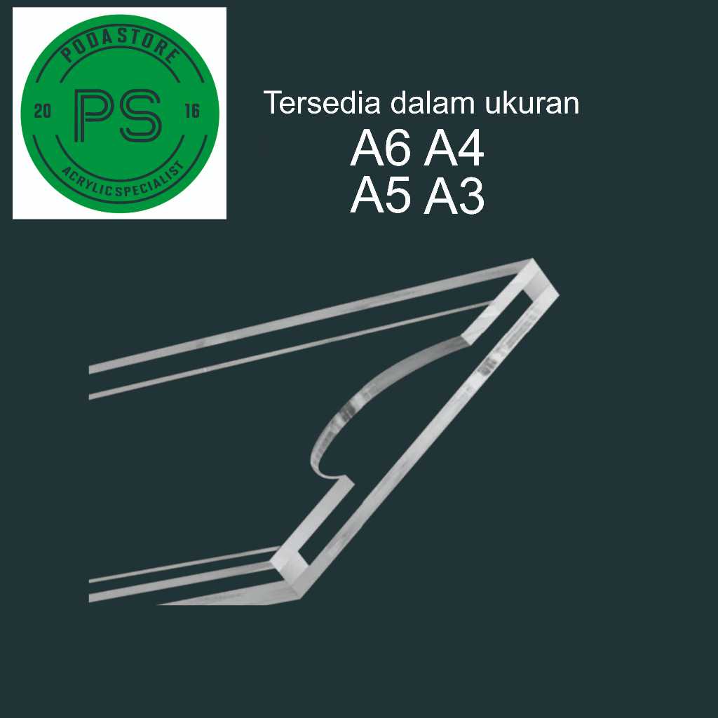 

Tempat brosur akrilik tempel