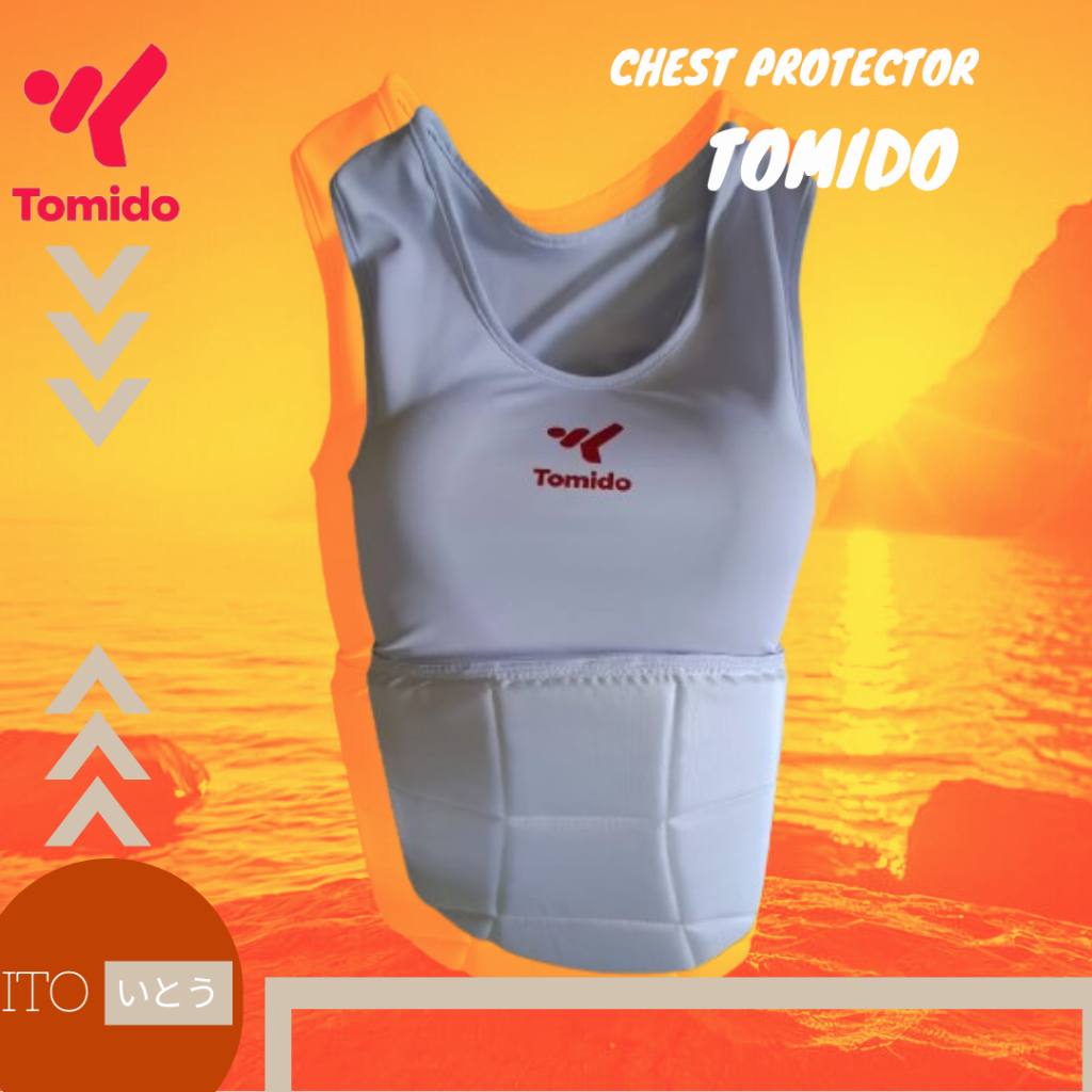 Pelindung Dada Wanita Karate (Chest Protector) Tomido | Termurah