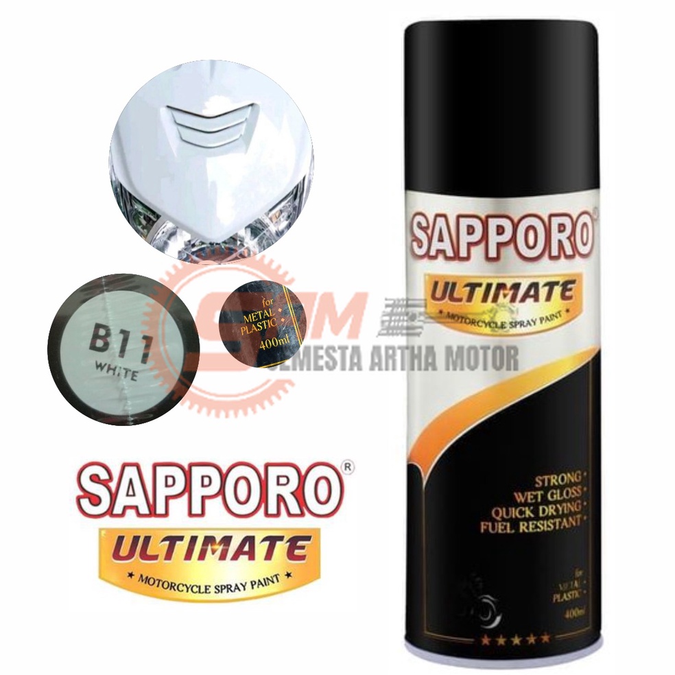

KODE M3L8 Pilox Sapporo Ultimate White B11 Cat Semprot Putih Pilok Metal Aerosol Spray