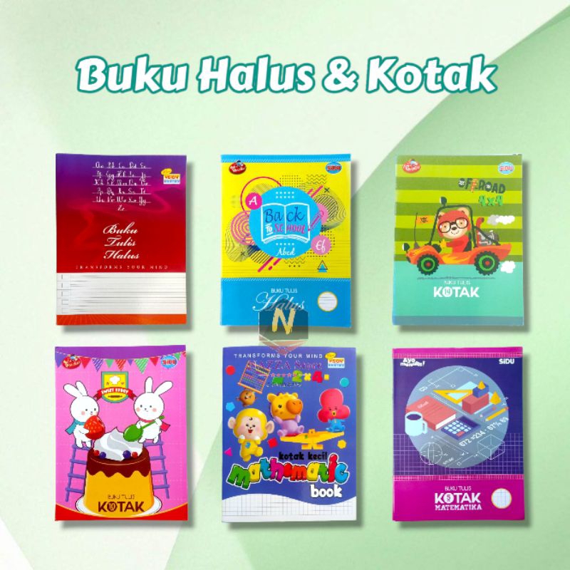 

Buku Halus Strimin Kotam 5mm 10mm 14mm PACK 10 Buku