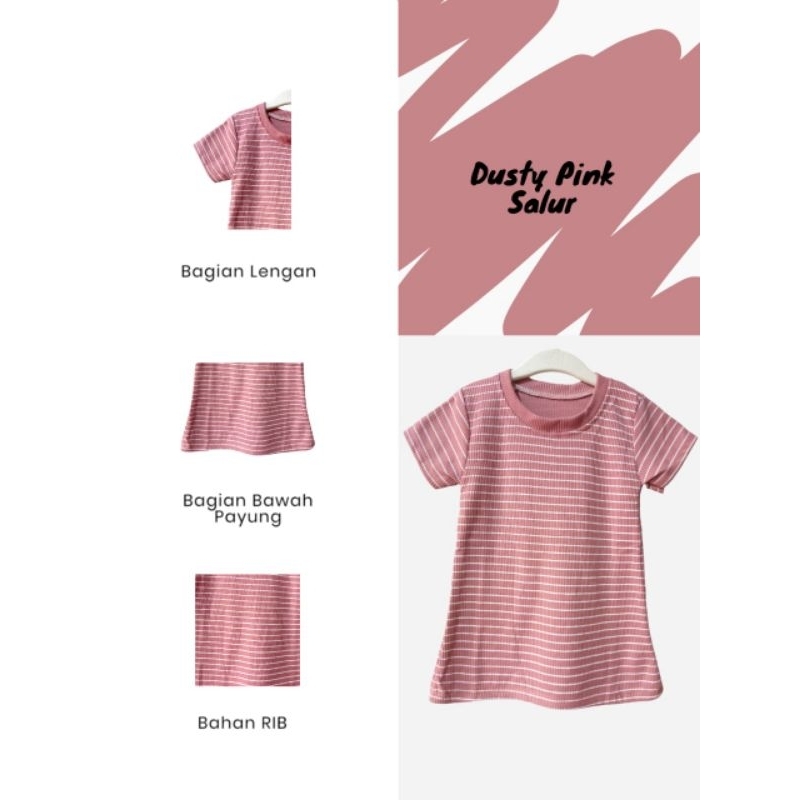 Dress Anak RIB Premium Adem