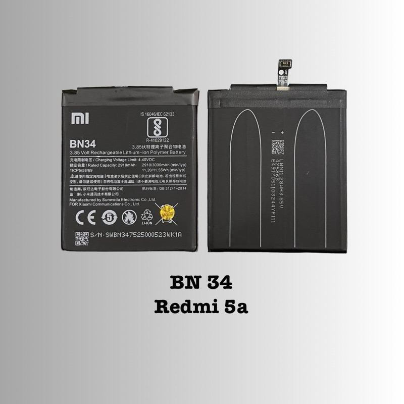 BATERAI REDMI 5A BN34 ORI