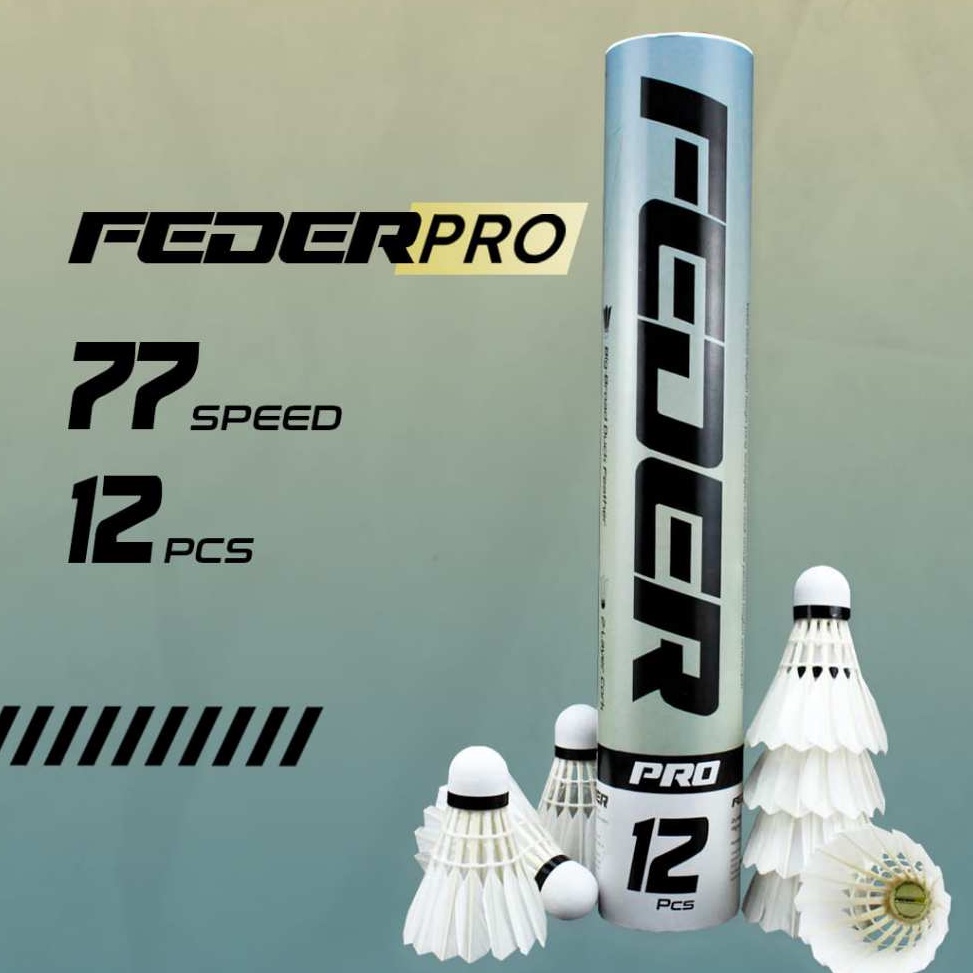 Kok Badminton Shuttlecock Feder Pro KODE F3A7