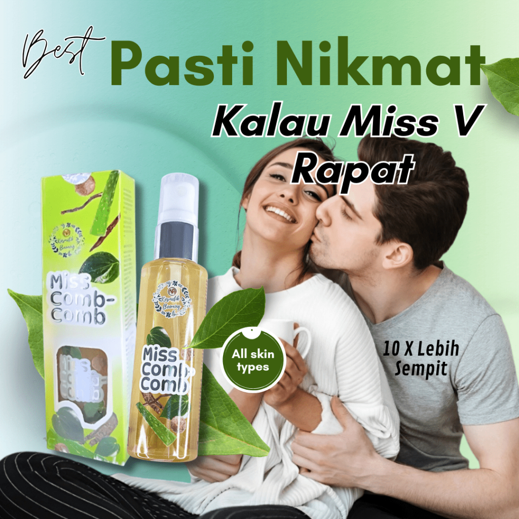 Pembersih Kewanitaan Perapat Miss V Ryoki Miss Comb Comb Sabun Kewanitaan Obat Keputihan Penghilang 