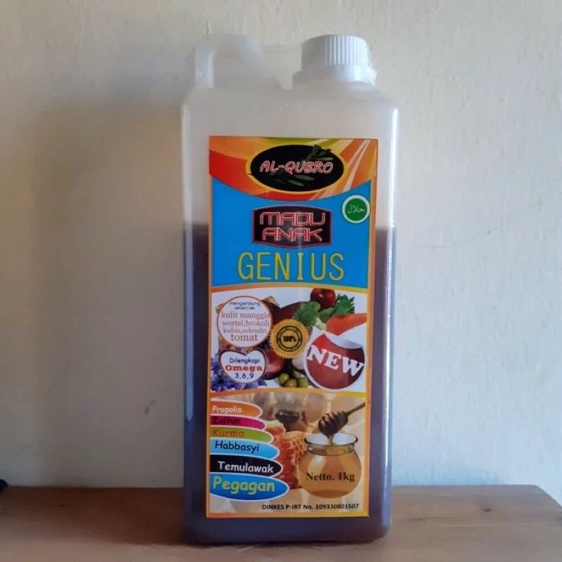 

Madu Anak Genius Asli Al Qubro Kemasan 1kg