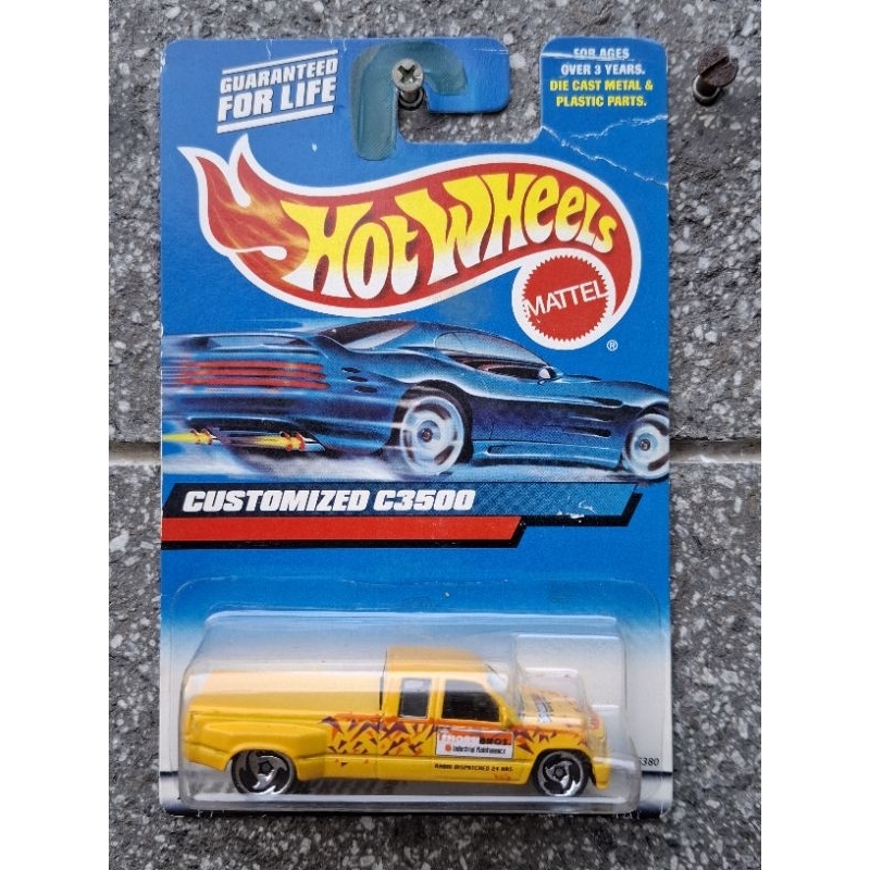 HOT WHEELS CUSTOMIZED C3500 KUNING