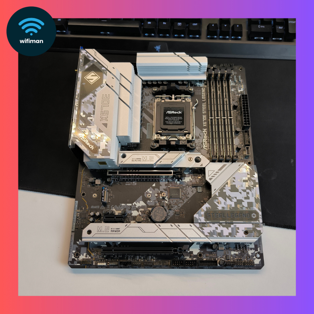 Asrock X670E Steel Legend - Motherboard Mobo Gaming Komputer PC