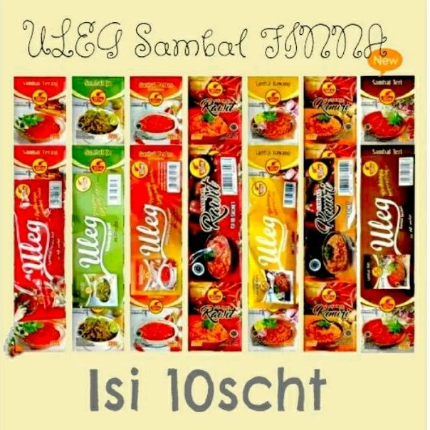 

SAMBAL ULEG FINNA ISI 10 SACHET SAMBAL TERASI PRAKTIS SAMBAL BAWANG SAMBAL IJO SAMBAL GEPREK SAMBAL PEDAS SAMBAL RAWIT SERBA SERBI BJM