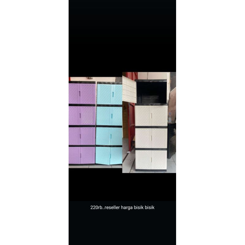 lemari plastik 4 tingkat