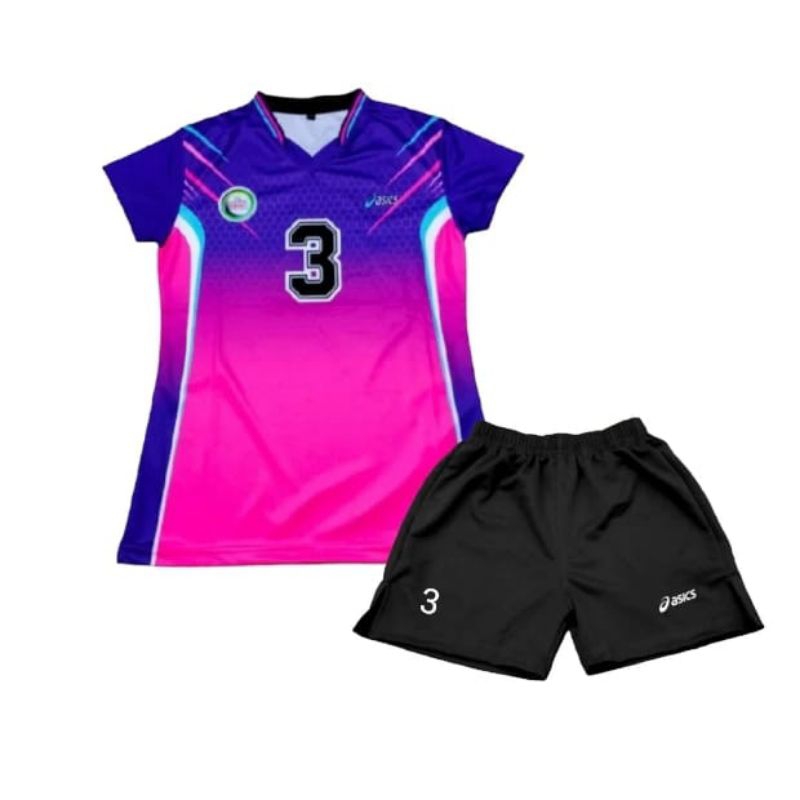 Set Baju Voli Wanita Pullprinting kaos voli wanita kaos voli proliga