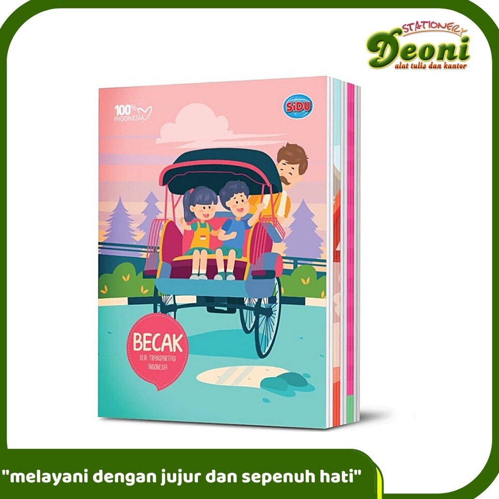 

KODE E8F4 SIDU Buku Tulis 58 Lembar 1 Pack 1 Buku Tema Random