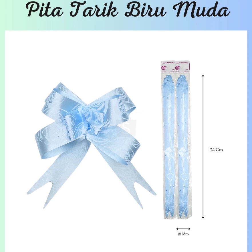 

Khusus 1 Bungkus isi 2 Pcs Pita TARIK Motif 18 mm Serut Parcel Kado Souvenir Motif 18 mm